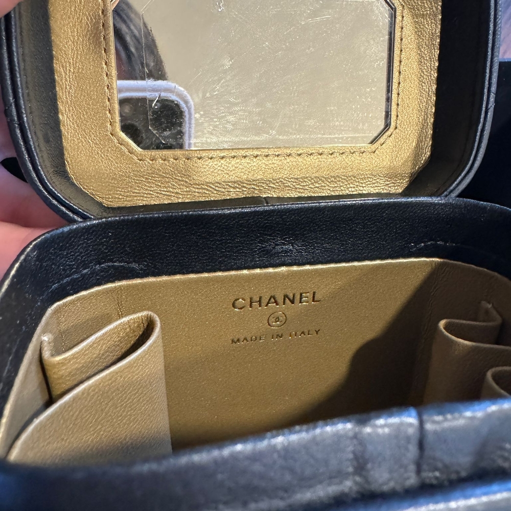 Chanel Black Quilted Leather Mini Bag - Picture 7 of 16